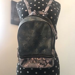Guess denim mini backpack
